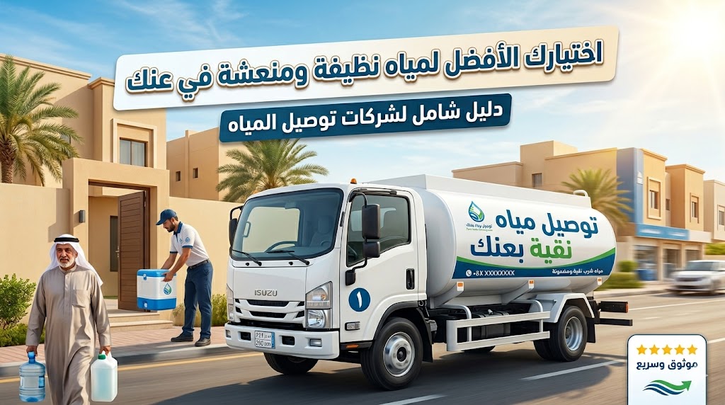 افضل وايت توصيل مياه بعنك