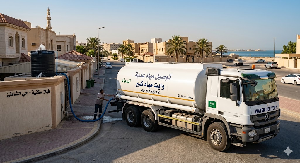 وايت مياه كبير توصيل الدمام