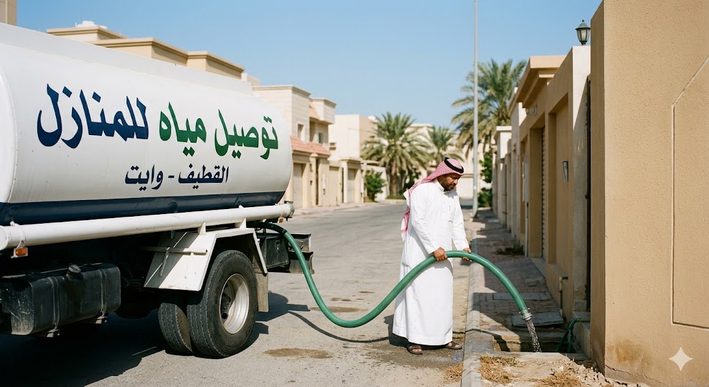 توصيل مياه للمنازل بالقطيف وايت