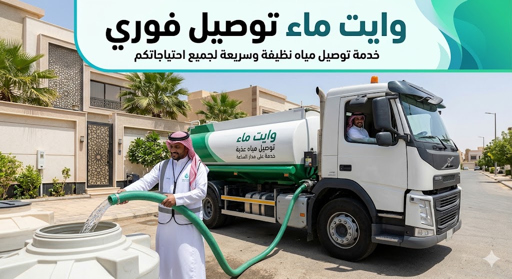 وايت ماء توصيل فوري